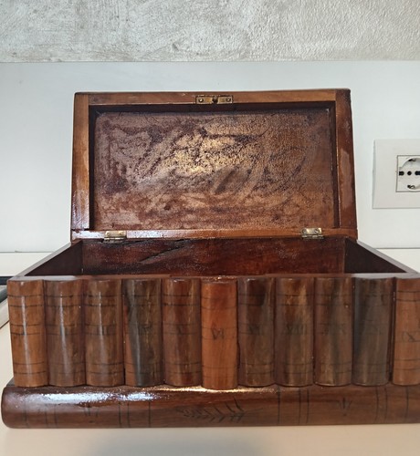 Portagioie libro legno - portagioie, di