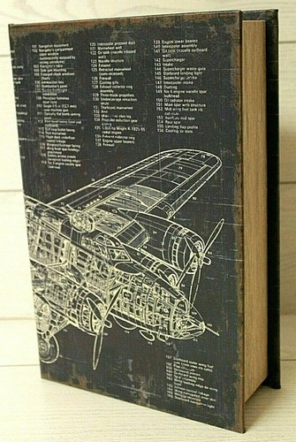 Scatola libro aereo - scatola,