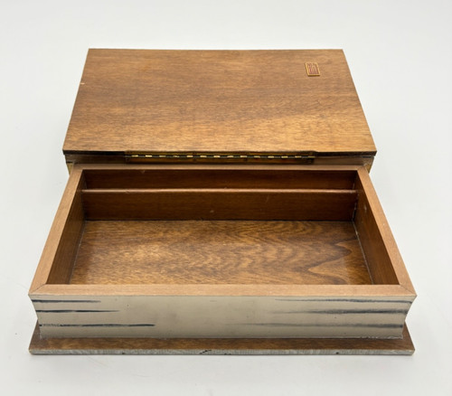 Scatola libro legno con - scatola,