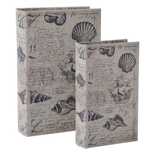 Scatola libro mare - scatola,