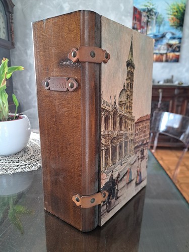 Scatola legno vintage - legno, a