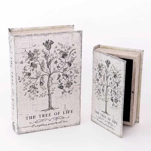 Scatola libro albero - scatola,