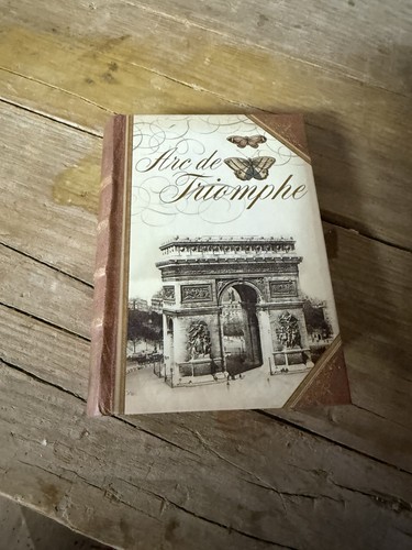 Scatola legno vintage libro - scatola,