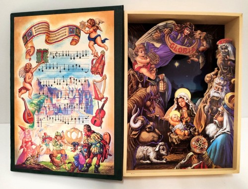 Musical wooden books carillon - musical,
