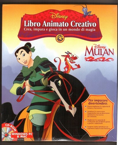Disney mulan libro - mulan, animato