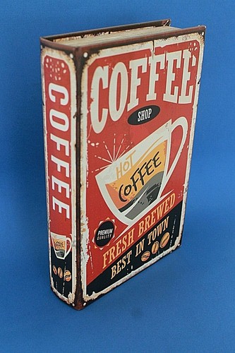 Scatola libro modello coffee - libro,